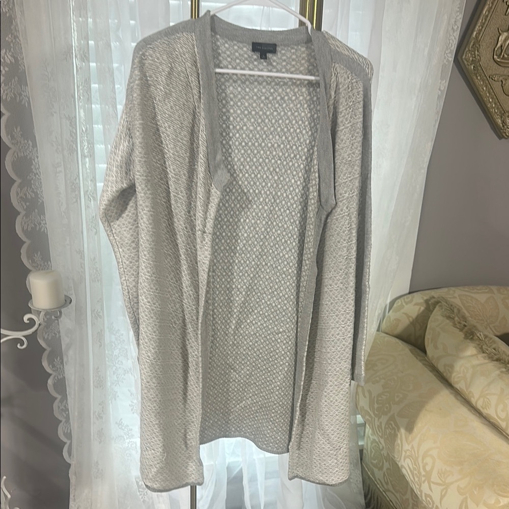 The Limited Gray Knit Cardigan Sweater